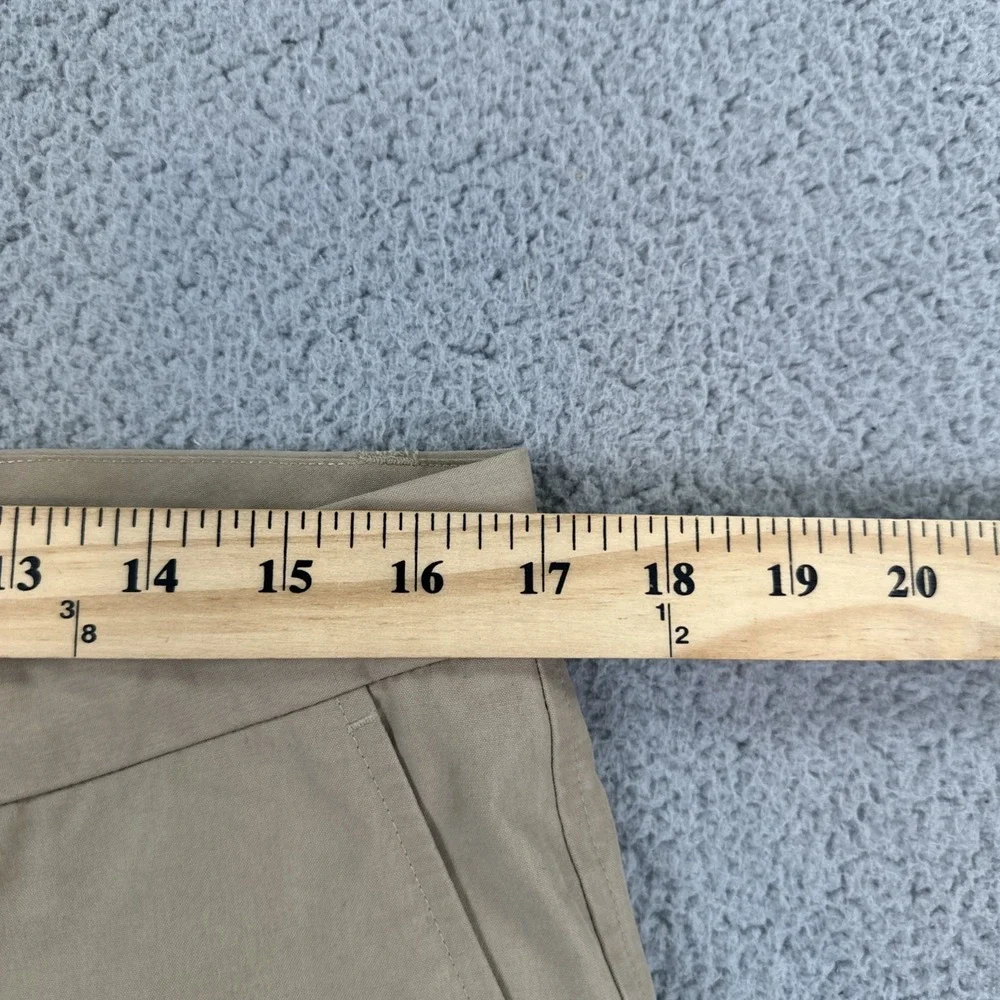 Dunning Golf Pants Men 36x29 Beige Straight Coolmax Stretch Pockets Logo